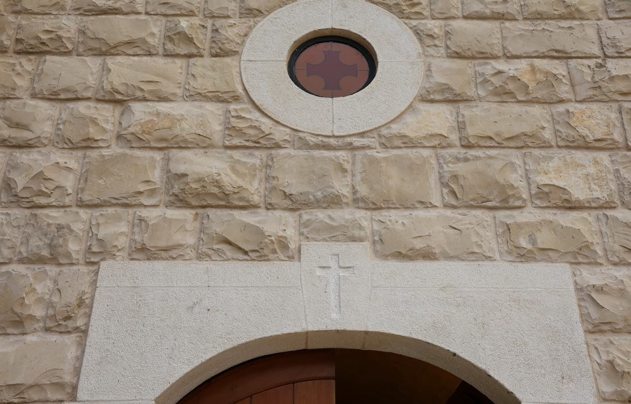 Facade with Rose Window